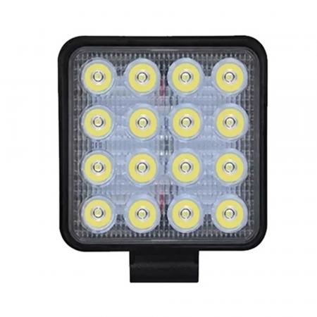 FOCO CUADRADO PARA CAMION 48W - 16 LED