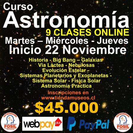 CURSO DE ASTRONOMÍA (ONLINE)