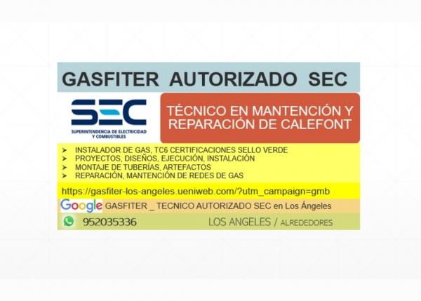 GASFITER AUTORIZADO SEC EN LOS ANGELES 