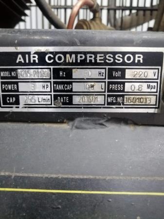 Compresor 100 Litros 3hp Polea MOSAY
