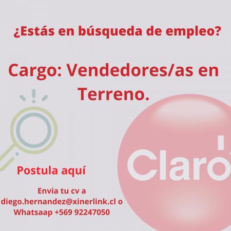 EJECUTIVOS/AS DE VENTAS EN TERRENO