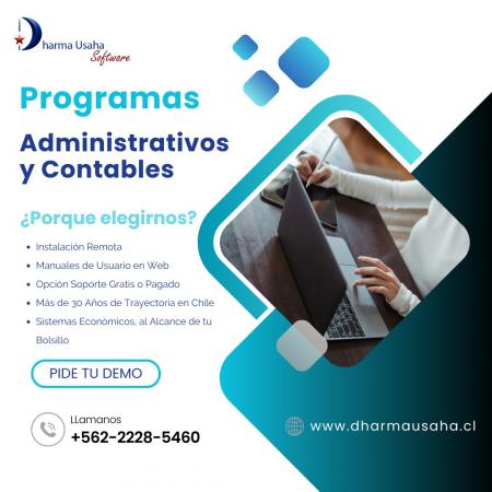 PROGRAMAS CONTABLES Y ADMINISTRATIVOS