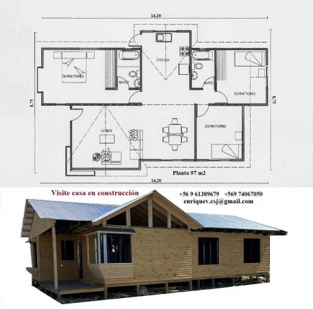 OFRECEMOS FABRICACION DE CABAÑAS O CASAS