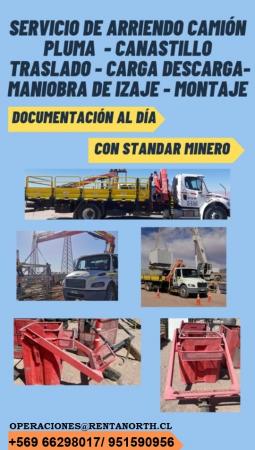 ARRIENDO CAMIONES GRUA