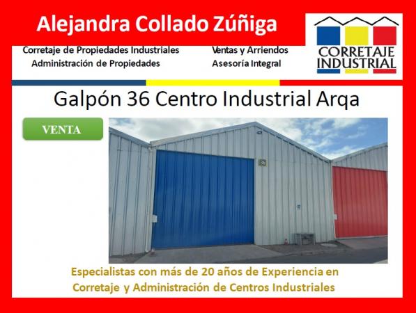 GALPÓN 36 , INDUSTRIAL ARQA VENTA 