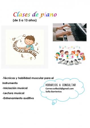 CLASES DE PIANO PARA NIÑOS