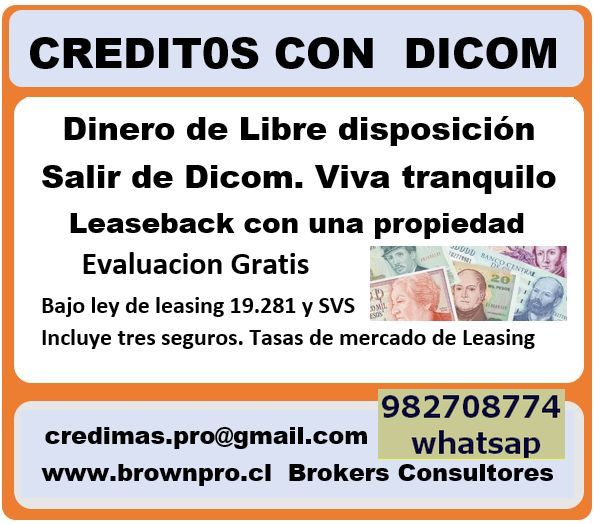 CREDITOS CN DICOM 9827087774 WATSAP