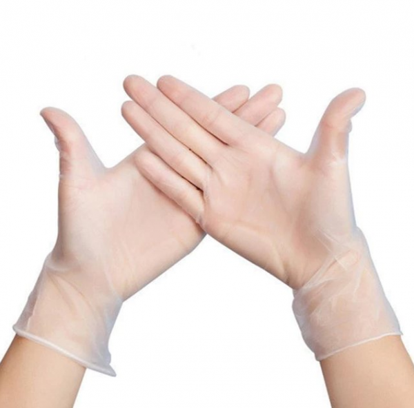 GUANTES DE VINILO S (100UNIDADES)