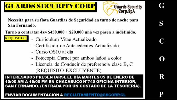 GUARDIAS EN SAN FERNANDO