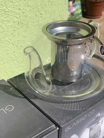 TETERA DE VIDRIO CON FILTRO GLASSO