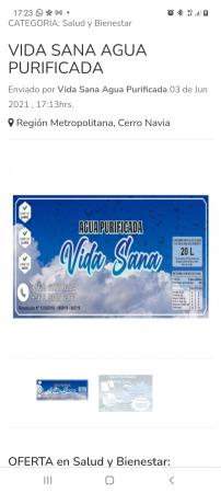 VIDA SANA AGUA PURIFICADA 