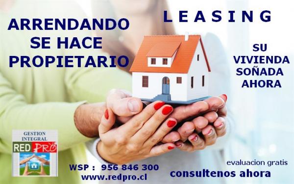 AL FIN LA CASA SOÑADA, CON LEASING 