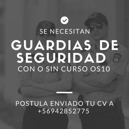 GUARDIAS DE SEGURIDAD CON O SIN CURSO 