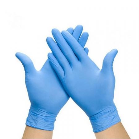 GUANTES DE NITRILO AZUL