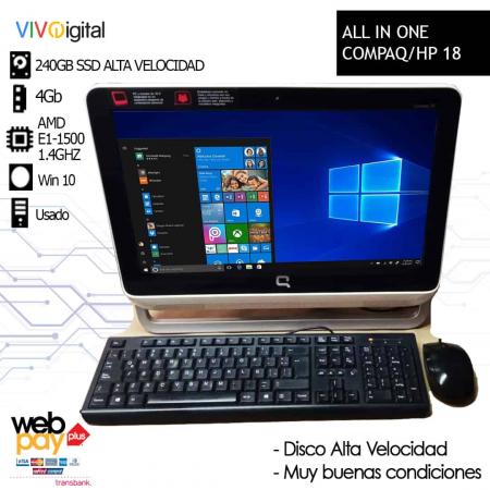 PC ALL IN ONE USADO HP COMPAQ 18