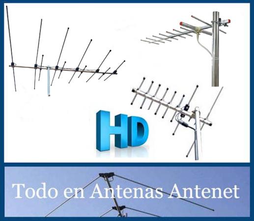 ANTENAS DE TV,HD,FM DE ALTA GANANCIA 