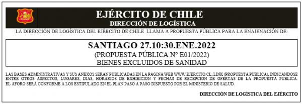 PROPUESTA PÚBLICA N° E01/2022)