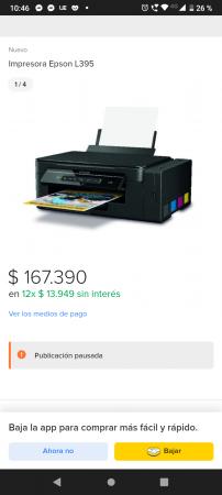 IMPRESORA Y FOTOCOPIADORA L395 EPSON 