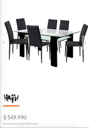 COMEDOR 6 SILLAS 
