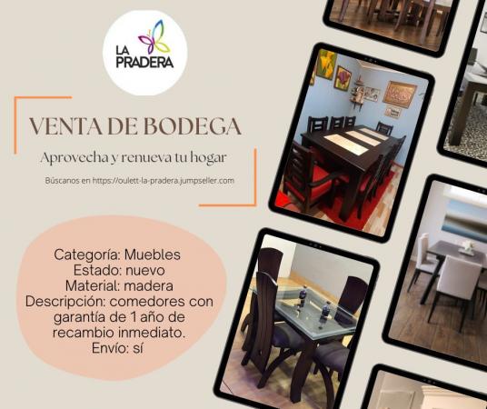 COMEDOR 4, 6 Y 8 SILLAS NUEVOS