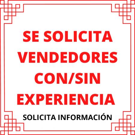 VENDEDORES CON O SIN EXPERIENCIA