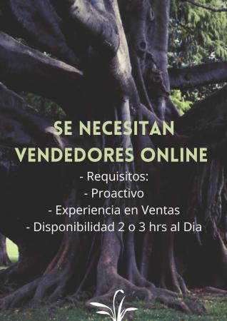 SE BUSCAN VENDEDORES 