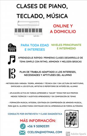 CLASES PARTICULARES DE PIANO, MÚSICA