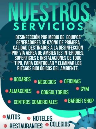 SANITIZACION Y DESINFECCIÓN CON OZONO 