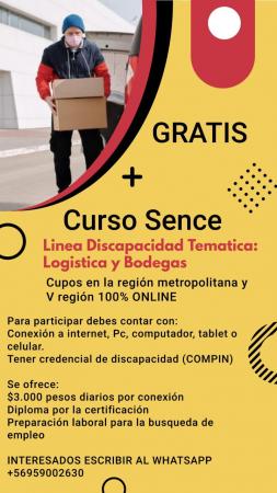 GRATIS! CURSO DISCAPACIDAD LOGÍSTICA