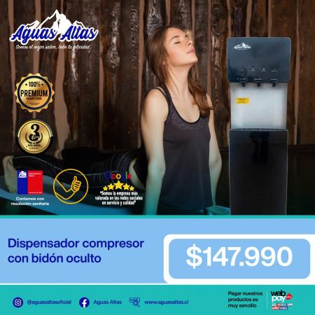 DISPENSADOR ELÉCTRICO AGUA FRÍA Y CALIENTE