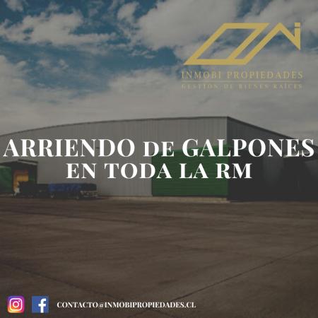 ARRIENDO DE GALPONES EN TODA LA RM