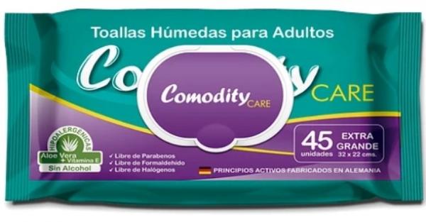 TOALLAS HUMEDAS ADULTO COMODITY