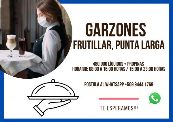 GARZONES/AS PUNTA LARGA