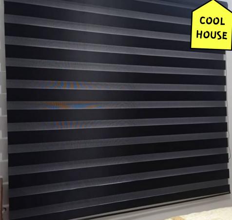 CORTINAS ROLLER DUO 165 COLOR NEGRO