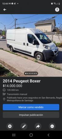 VENDO PEUGEOT BOXER 2014 EN BUEN ESTADO