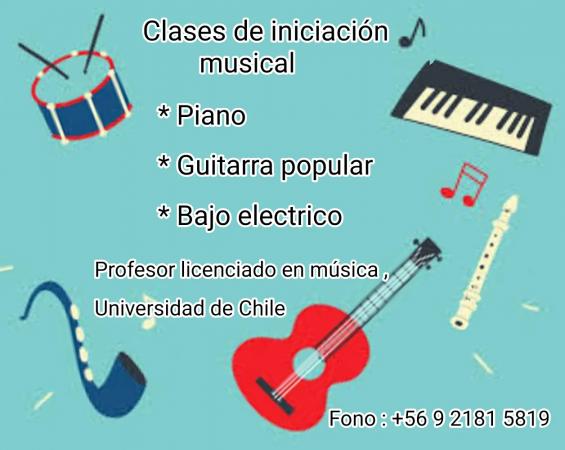 CLASES DE INICIACIÓN MUSICAL 