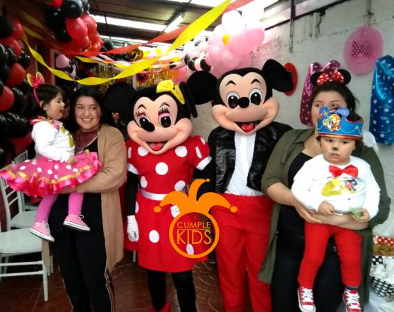 CUMPLE FELIZ CON MICKY Y MINNIE