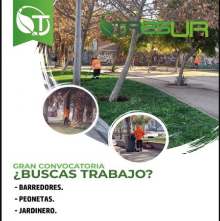 BARREDORES, PEONETAS, JARDINERO RM