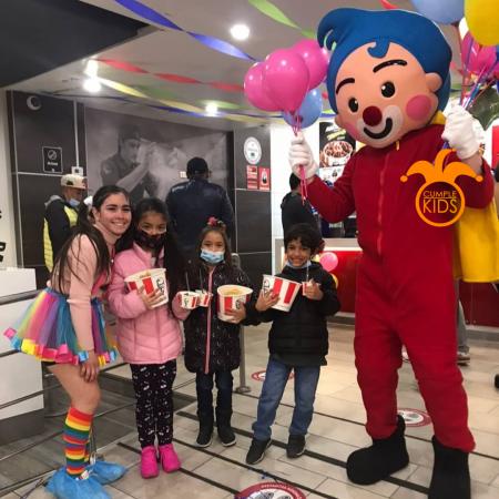 FIESTA Y JUEGOS CON PAYASO PLIM PLIM