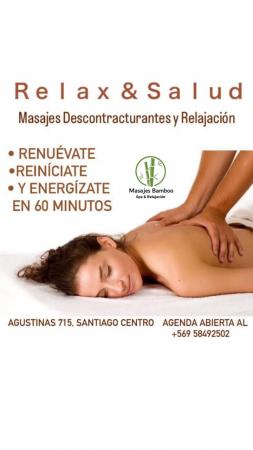 MASAJES DESCONTRACTURANTES Y RELAJACIÓN 