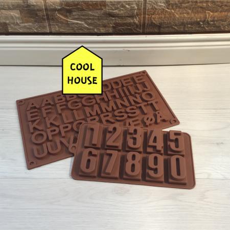 MOLDES PARA CHOCOLATE NUMERO Y LETRAS