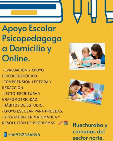 PSICOPEDAGOGA A DOMICILIO APOYO ESCOLAR  