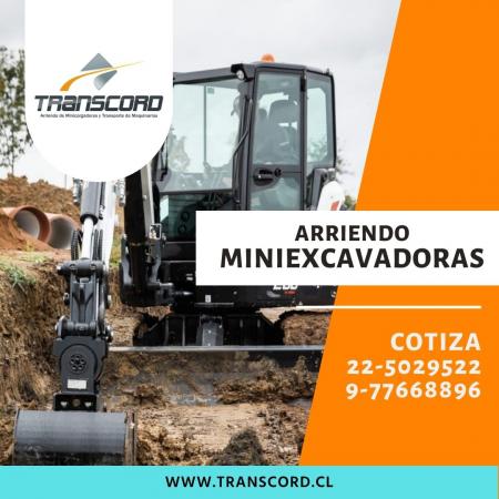 ARRIENDO MINIEXCAVADORA