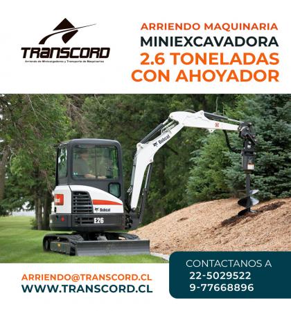ARRIENDO MINIEXCAVADORAS