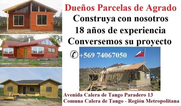 OFRECEMOS CONSTRUIR CABAÑAS O CASAS