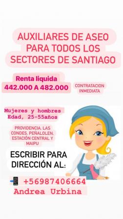 AUXILIARES DE ASEO