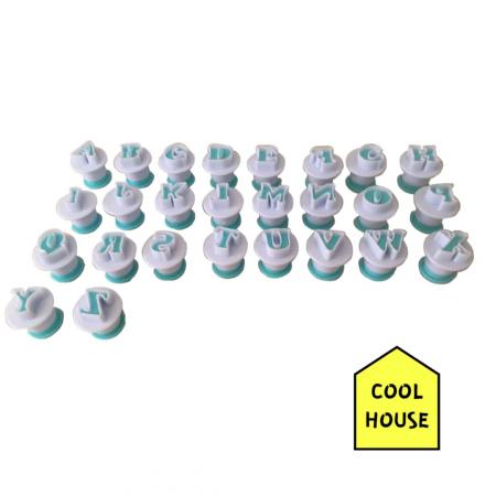 INCREIBLE MOLDE DE ABECEDARIO FONDANT 