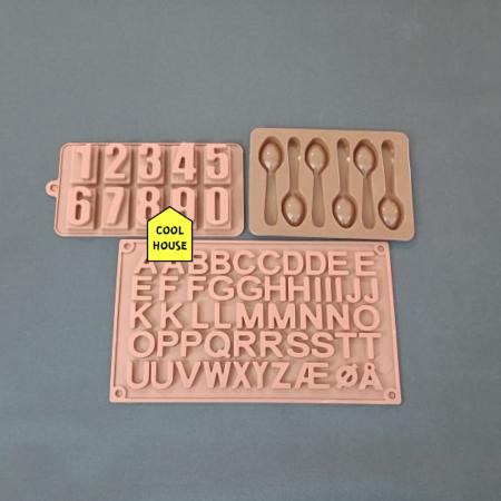 IDEAL MOLDE DE  LETRAS DE CHOCOLATE 