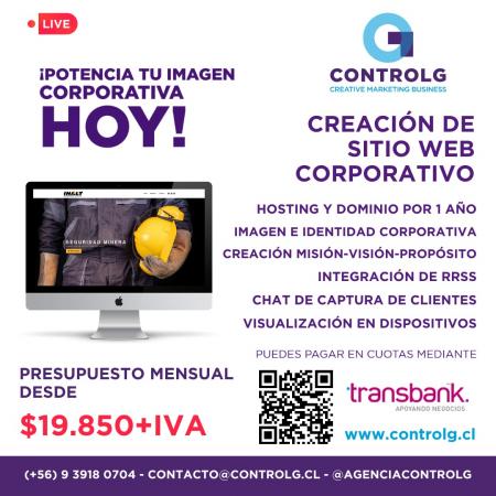 CREACIÓN DE SITIO WEB CORPORATIVO