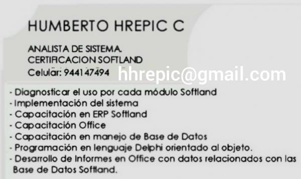 ASESOR SOFTLAND, EXCEL, PROGRAMSDOR